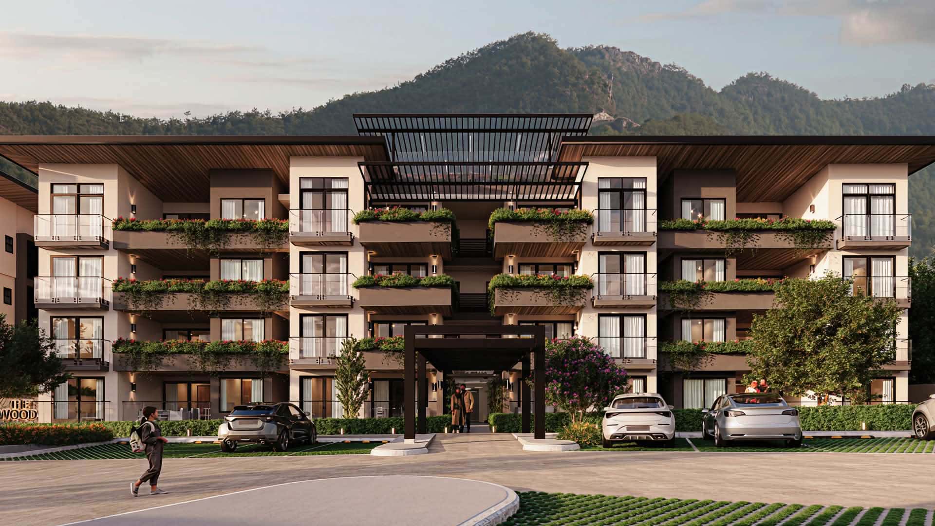 The Woods Boquete Residences apartment on Calle Bajo Boquete, in downtown Boquete, Chiriquí. - Starting at $236,096